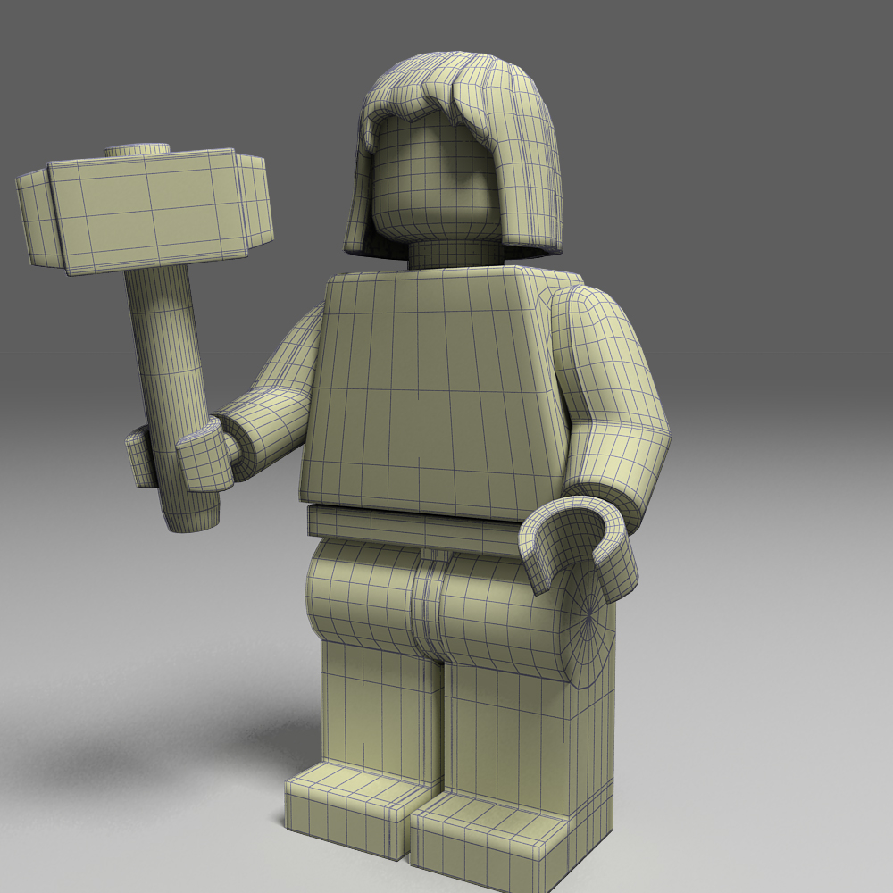 3d lego character