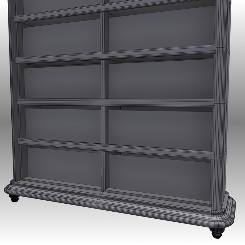 realistic bookshelf max