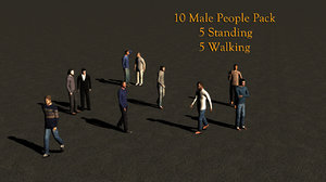 3ds max 10 characters walking
