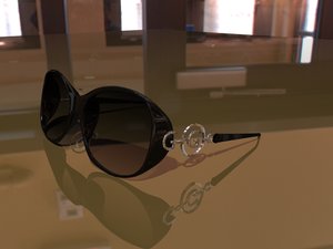 free gauss sunglasses 3d model