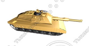m1a1 tank 3d model