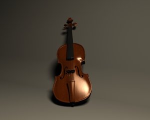 3d violin model