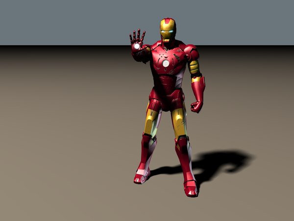 3d iron man model