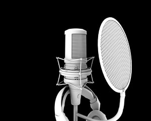 3d model microphone