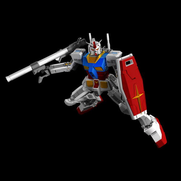 свободно 3D модель Rx78-2 Gundam - TurboSquid 707710.