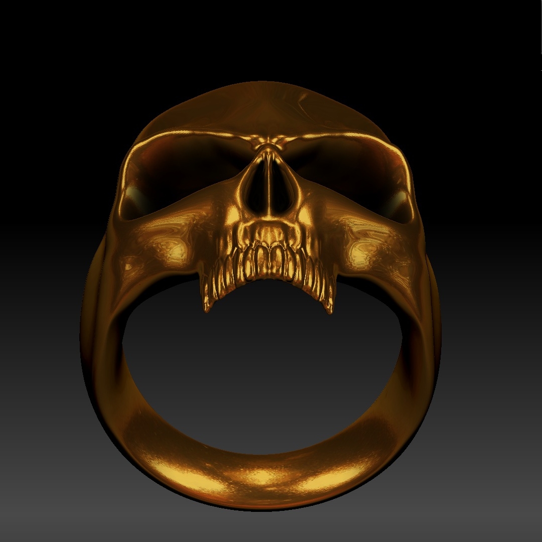 skull ring 3ds