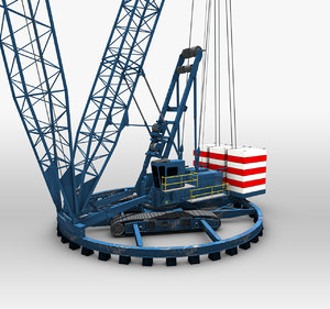 ringer crane construction 3d max