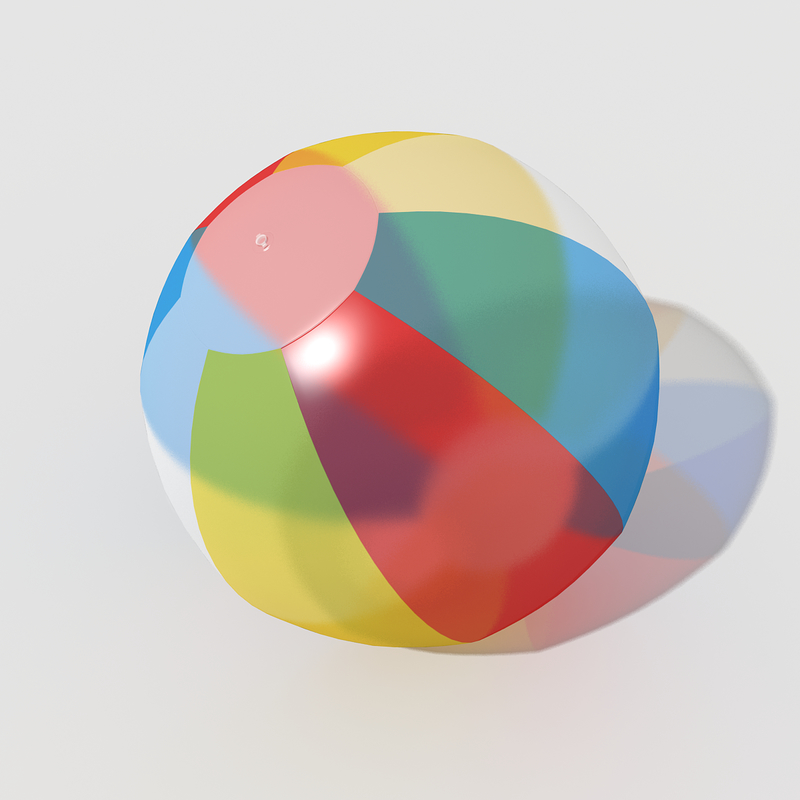 3d beach ball