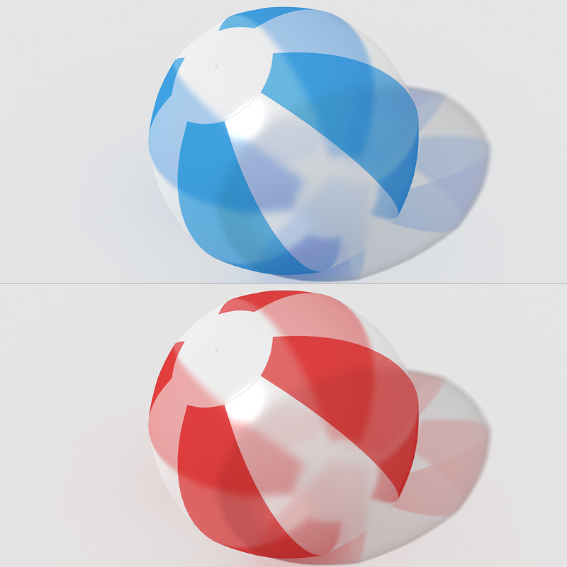 3d beach ball