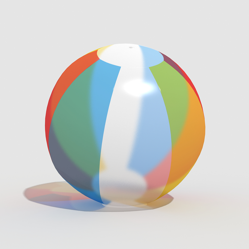 3d beach ball