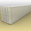 40 feet container cargo ships 3d model