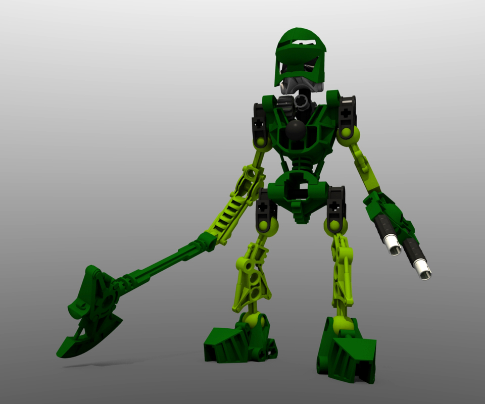 lego bionicle lewa 3d model