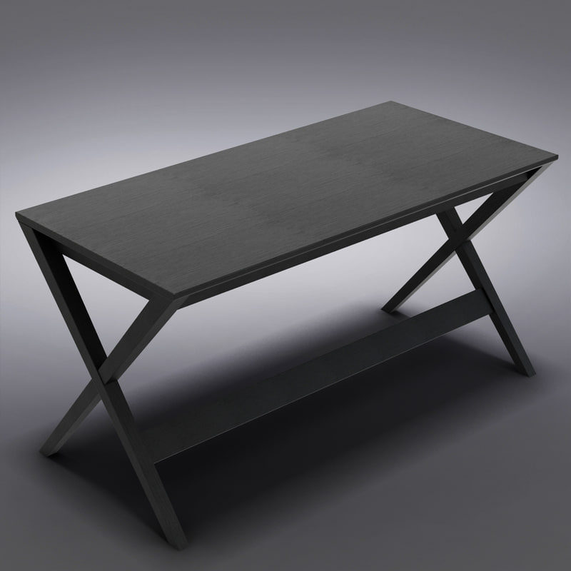 Crate Barrel Spotlight 3d Obj Crate Barrel Spotlight Ebony 58 Desk