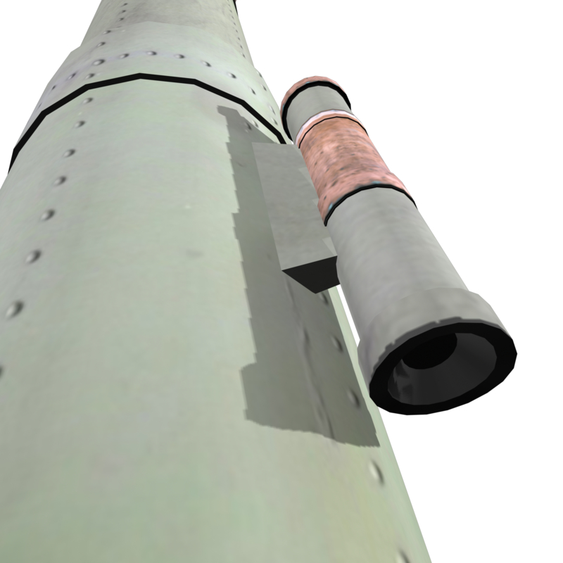 3d model steam rocket launcher ammo