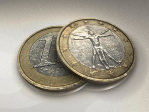 3d model currency euro