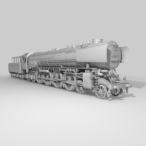 locomotive steam engine 3ds