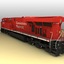 ge es44ac locomotive engines 3d model