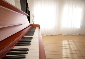 modern interior scene piano max
