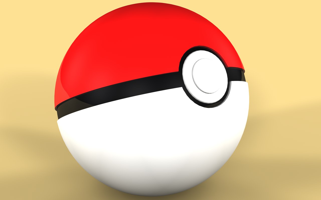 pokeball 3d model