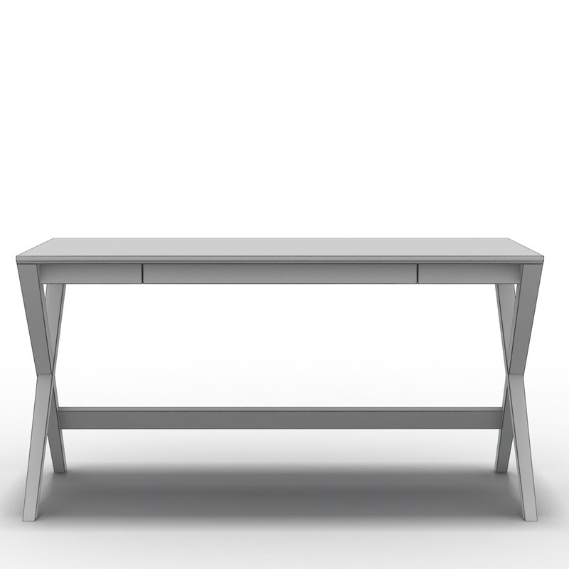 Crate Barrel Spotlight 3d Fbx Crate Barrel Spotlight Ebony 58 Desk 2