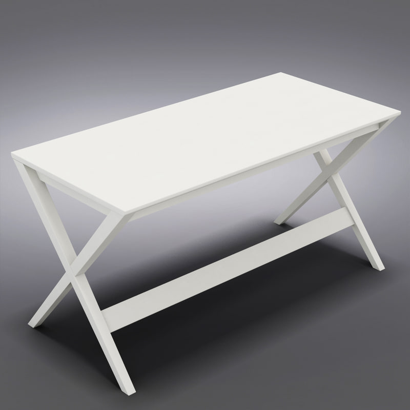 Crate Barrel Spotlight 3d Fbx Crate Barrel Spotlight Ebony 58 Desk 2