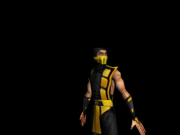 3d model scorpion mortal kombat