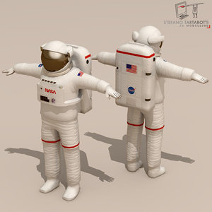 3d model of astronaut character