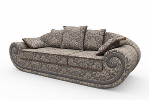 3d max classic sofa