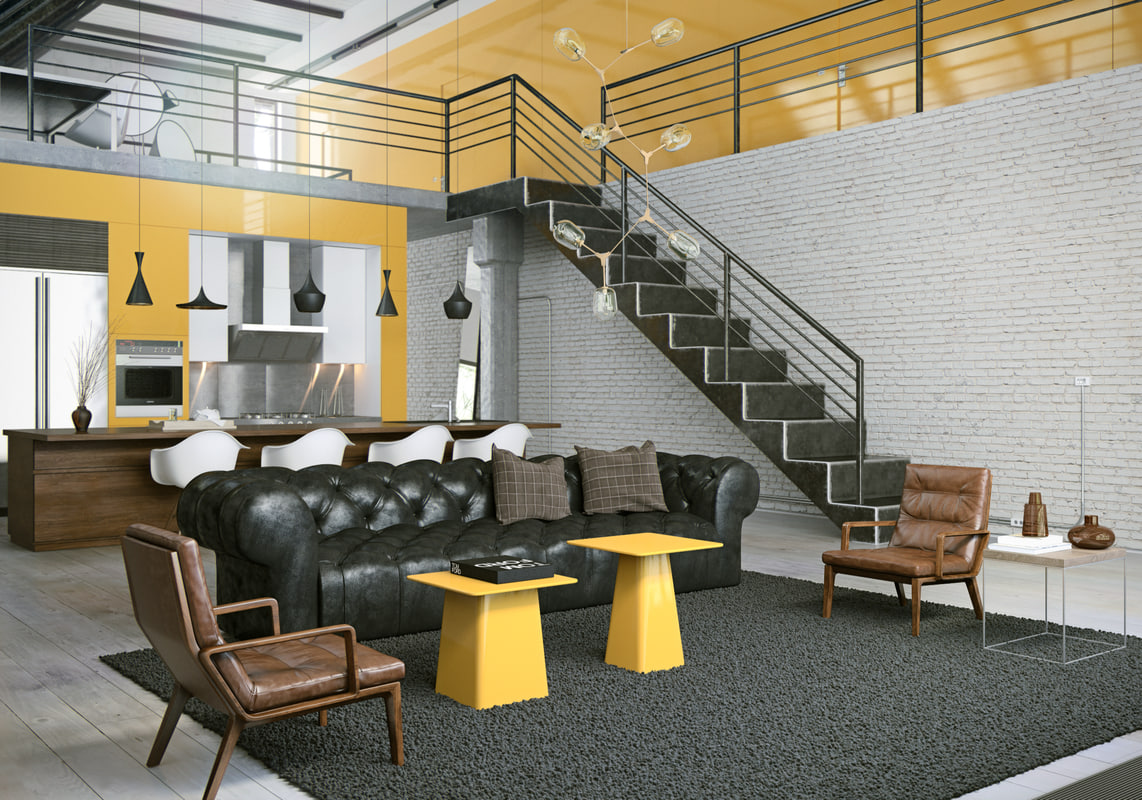 scenes loft 3d model