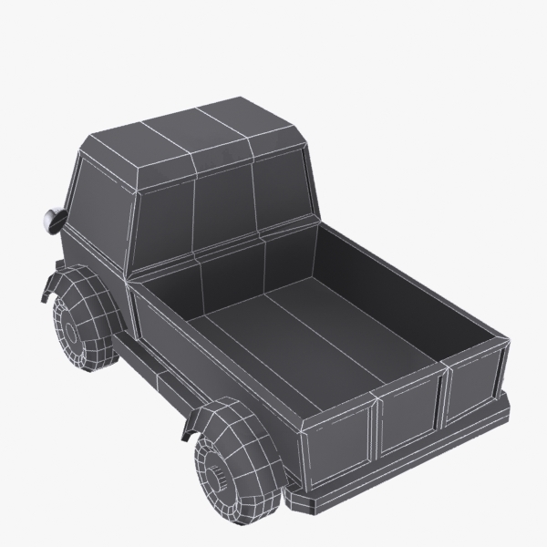 3d toy truck