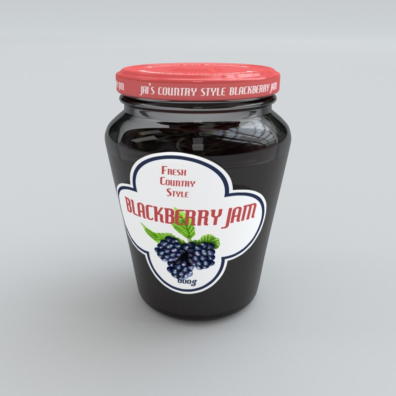 3d jam jar model