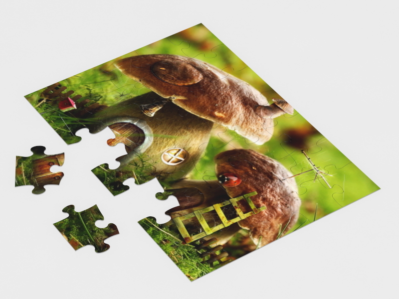 35 piece jigsaw puzzle 3d model