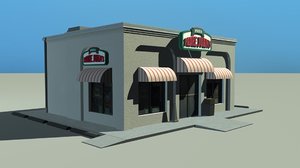 3d pizza restaurant