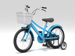 3d model of child bike