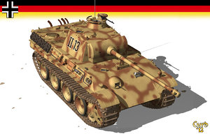 panther german tank wwii lwo