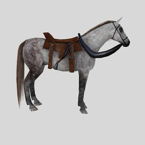 horse knight 3d model