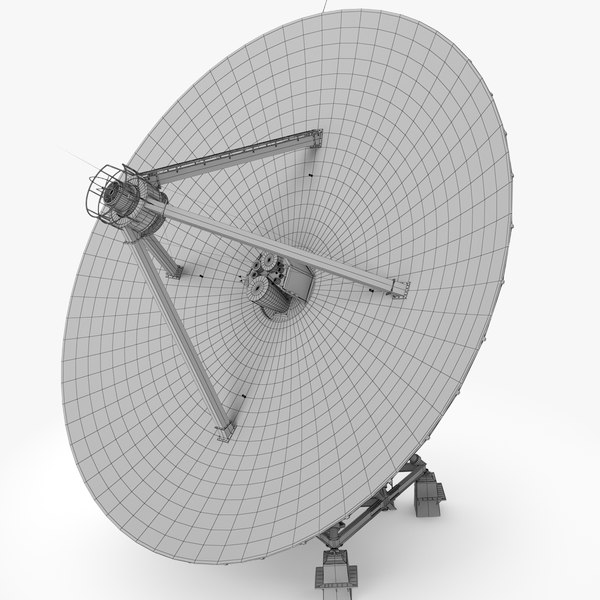 3d model of vla radio telescope