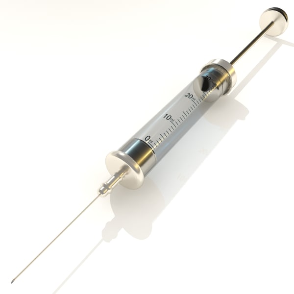 3d model syringe