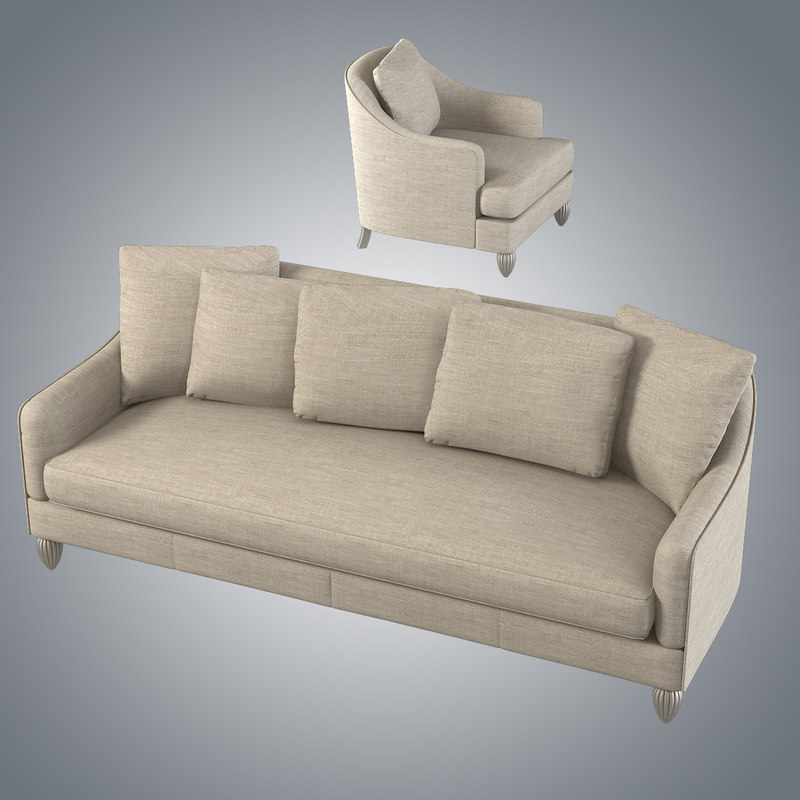 Max Baker Barbara Barry 6701s Baker Barbara Barry 6701s Soiree Sofa Chair Set