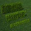 hedge plants 3d obj
