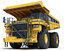 mining dump truck komatsu 3d model