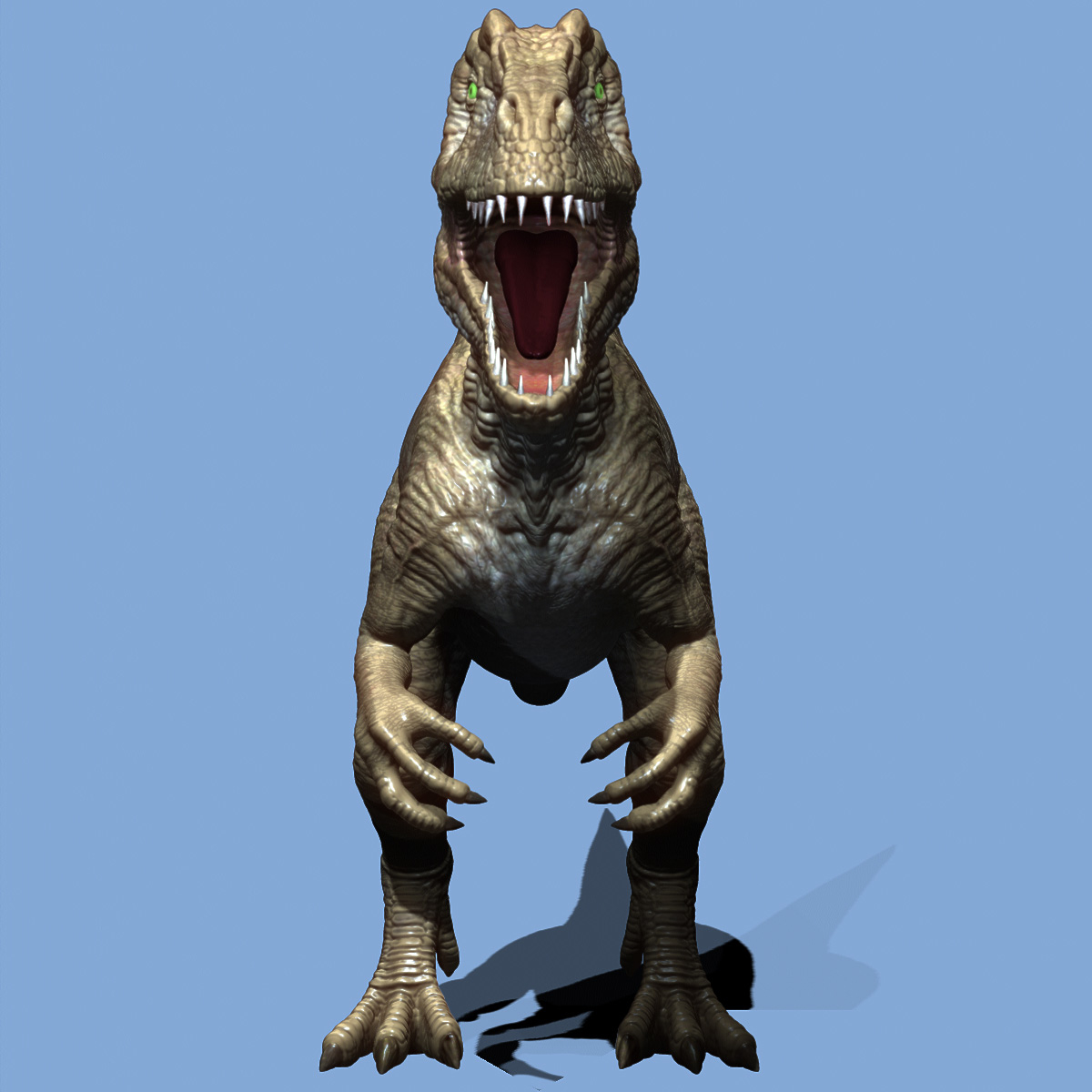 dinosaur in 3d view