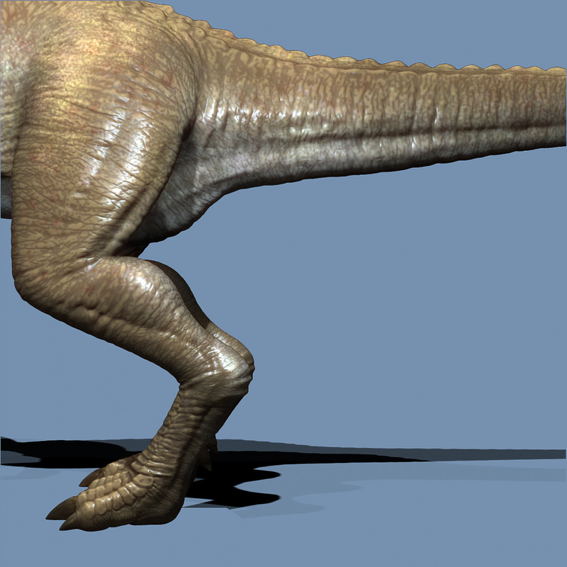 view in 3d dinosaur