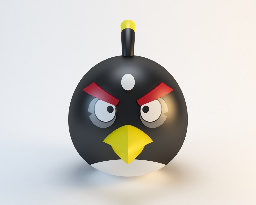 angry birds pack 3d model