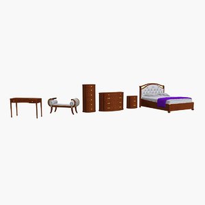 camelgroup bedroom night table 3d model