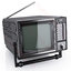 3d old portable tv texet