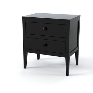 3d model traditional nightstand night