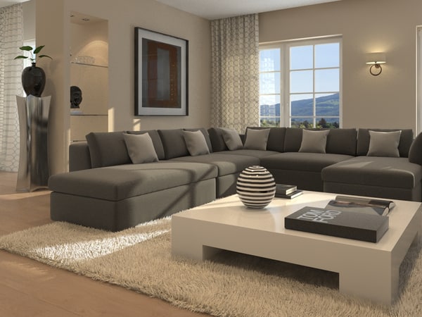 interior livingroom 3d model