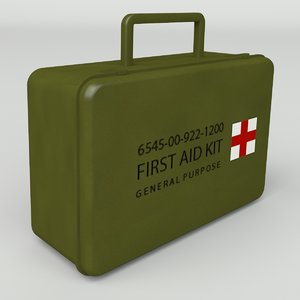 aid kit 3d model