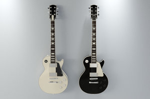 gibson les paul electric guitar 3ds